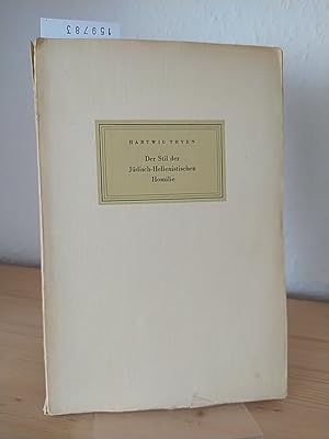 Imagen del vendedor de Der Stil der Jdisch-Hellenistischen Homilie. [Von Hartwig Thyen]. (= Forschungen zur Religion und Literatur des Alten und Neuen Testaments. Herausgegeben von D. Rud. Bultmann. Neue Folge, 47. Heft. Der ganzen Reihe, 65. Heft). a la venta por Antiquariat Kretzer