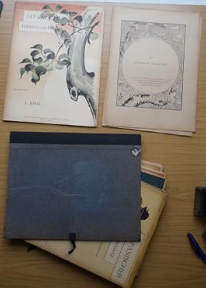 Sammlung von 11 Monatsschriften JAPANISCHER FORMENSCHATZ Hefte 7, 9 - 18; Herausg. S. Bing, Paris...