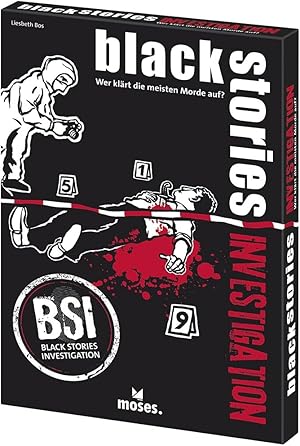 Imagen del vendedor de Moses 90041 - black stories investigation - BSI | Das rabenschwarze Deduktionsspiel a la venta por buchlando-buchankauf