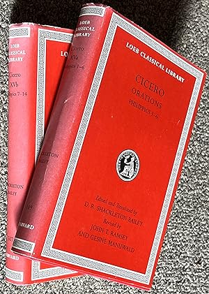 Seller image for Cicero; Orations, Philippics [In Two Volumes] : Philippics 1 - 6 [And] Philippics 7 -14 (Cicero Xva & Xvb) for sale by DogStar Books