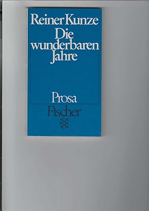 Bild des Verkufers fr Die wunderbaren Jahre. Prosa. Kurzgeschichten. Fischer-Taschenbuch Nr. 2074. zum Verkauf von Antiquariat Frank Dahms