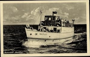 Ansichtskarte / Postkarte Motorschiff Nautilus auf See