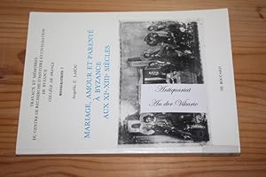 Bild des Verkufers fr Mariage, amour et parent  Byzance aux XIe-XIIIe sicles. (= Travaux et Mmoires du Centre de Recherches D'Histoire et Civilisation de Byzance, Collge de France, Monographies, Vol. 7). zum Verkauf von Antiquariat An der Vikarie