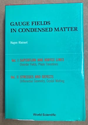 Immagine del venditore per Gauge Fields in Condensed Matter. Volume 1: Superflow and Vortex Lines, Disorder Fields, Phase Transitions. venduto da Plurabelle Books Ltd