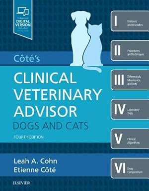 Immagine del venditore per Cote\ s Clinical Veterinary Advisor: Dogs and Cats venduto da moluna