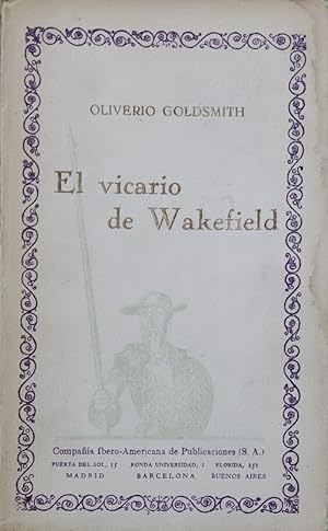 Imagen del vendedor de El vicario de Wakefiel a la venta por Librera Alonso Quijano