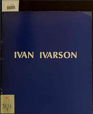 Seller image for Ivan Ivarson 1900-1939. 15 maj - 31 augusti 1975 for sale by Antiquariat Bookfarm