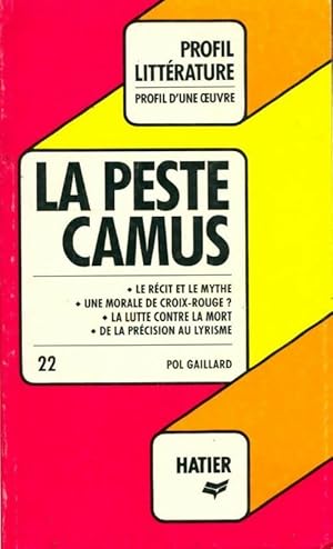 Image du vendeur pour La peste (extraits) - Albert Camus mis en vente par Book Hmisphres