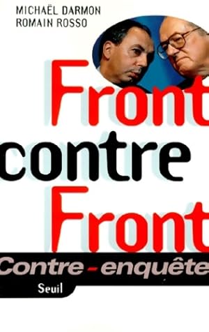 Image du vendeur pour Front contre front - Michael Darmon mis en vente par Book Hmisphres