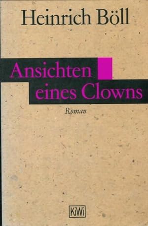 Bild des Verkufers fr Ansitchten eines clowns - Heinrich B?ll zum Verkauf von Book Hmisphres