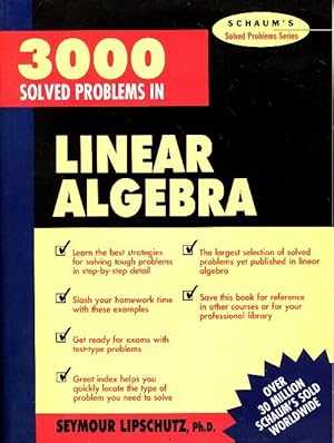 3000 solved problems in linear algebra - Seymour Lipschutz