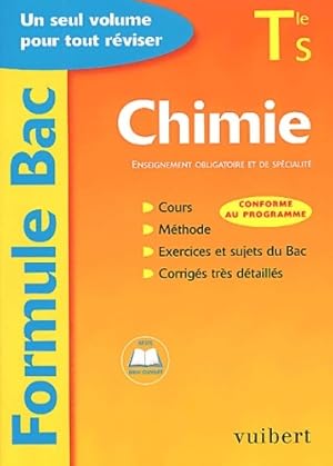 Seller image for Formule bac : Chimie terminale s : enseignement obligatoire et de sp?cialit? - H?l?ne Estienne for sale by Book Hmisphres