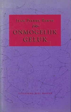 Immagine del venditore per Onmogelijk geluk - Jean Pierre Rawie venduto da Book Hmisphres