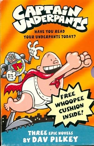 Seller image for The adventures of captain underpants captain underpants and the attack of the talking toilets captain underpants and the invasion of the incredibly naughty cafeteria ladies - Dav Pilkey for sale by Book Hmisphres