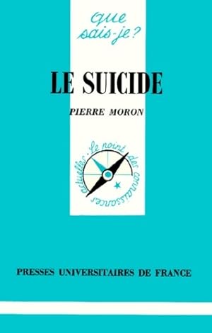 Imagen del vendedor de Le suicide - Pierre Moron a la venta por Book Hmisphres