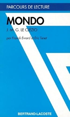 Image du vendeur pour Mondo de Le Clezio - Franck Evrard mis en vente par Book Hmisphres