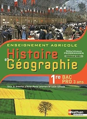 Histoire et géographie Première BAC Pro - Collectif