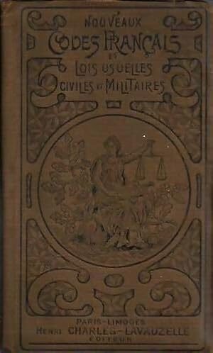 Seller image for Nouveaux codes fran?ais et lois usuelles civiles et militaires. - Collectif for sale by Book Hmisphres