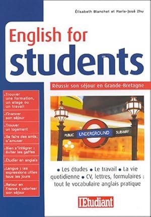 Bild des Verkufers fr English For Students - Elisabeth Blanchet zum Verkauf von Book Hmisphres