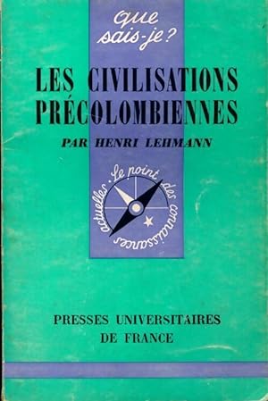 Les civilisations pr?colombiennes - Henri Lehmann
