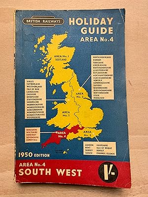 British Railways Holiday Guide 1950 - Area No 4 South West England