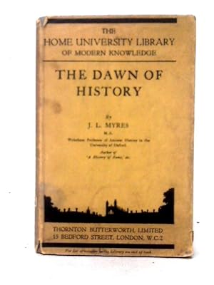 Bild des Verkufers fr The Dawn of History zum Verkauf von World of Rare Books