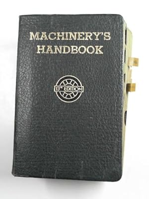 Seller image for Machinery's handbook for machine shop and drafting-room for sale by Cotswold Internet Books