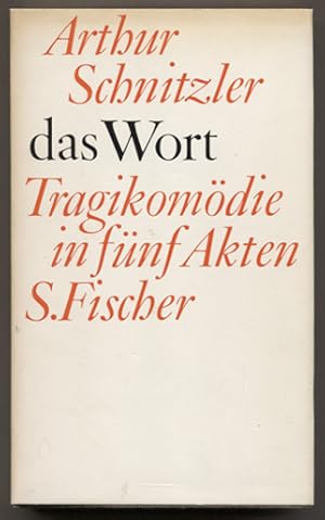 Bild des Verkufers fr Das Wort. Tragikomdie in fnf Akten. Fragment. Aus dem Nachla herausgegeben und eingeleitet von Kurt Bergel. zum Verkauf von Antiquariat Neue Kritik