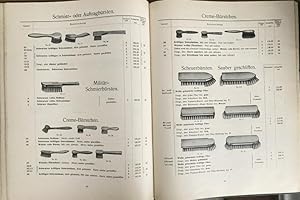 Katalog für Stall- und Haushalt-Bürsten.