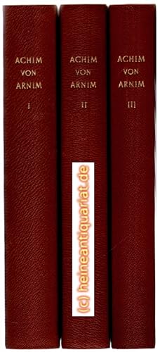 Sämtliche Romane und Erzählungen. 3 Bände. Auf Grund der Erstdrucke herausgegeben von Walter Migge.