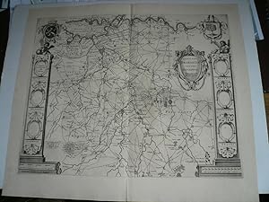 North Brabant,anno 1660, Janssonius, anno 1660, Quarta pars Coppermap, edited by Janssonius, anno...