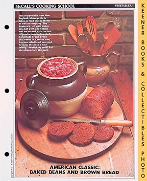 McCall's Cooking School Recipe Card: Vegetables 2 - Baked Beans With Boston Brown Bread : Replace...