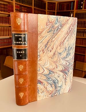 Image du vendeur pour OEUVRES COMPLTES DE DIDEROT revues sur les ditions originales comprenant ce qui a t publi  diverses poques etc., en 20 volumes (complet). mis en vente par LA PLUME DU SUD