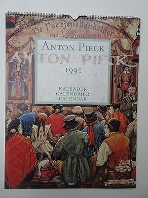 Image du vendeur pour Anton Pieck kalender/ calendrier/calendar 1991. mis en vente par Antiquariaat De Boekenbeurs