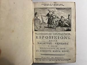 Bild des Verkufers fr Esposizione delle malattie veneree e della medicazione di esse LEG. CON: Osservazioni pratiche intorno alla lue venerea zum Verkauf von Coenobium Libreria antiquaria