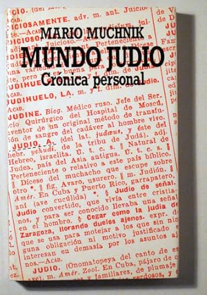 Bild des Verkufers fr MUNDO JUDIO. Crnica personal - Barcelona 1985 zum Verkauf von Llibres del Mirall