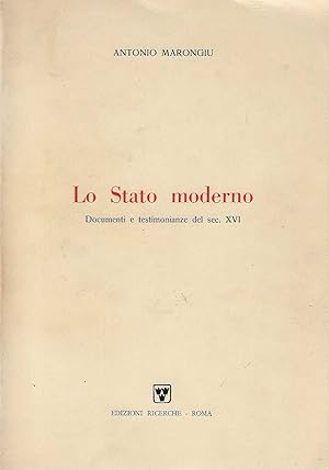 Immagine del venditore per Lo stato moderno venduto da DRBOOKS