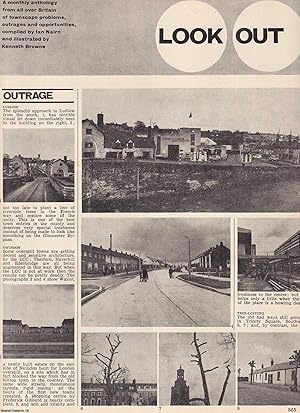 Seller image for Look Out. By Ian Nairn & Kenneth Browne. A monthly anthology from all over Britain of townscape problems, outrages and opportunities. This is an original article from The Architectural Review, 1964. for sale by Cosmo Books