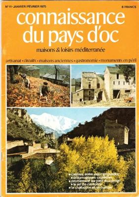 Connaissance Du Pays d'Oc . N° 11 . Janvier/ Février 1975 : Castres Entre deux Languedoc - Énigma...