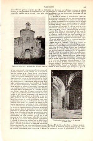 Seller image for LAMINA V31230: Iglesia de San Salvador en Valdedios, Asturias for sale by EL BOLETIN