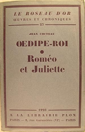 Seller image for Oedipe-Roi - Romo et Juliette for sale by Philippe Lucas Livres Anciens