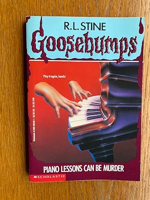 Bild des Verkufers fr Goosebumps: Piano Lessons Can Be Murder zum Verkauf von Scene of the Crime, ABAC, IOBA