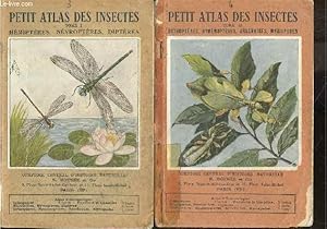 Bild des Verkufers fr Petit atlas des insectes - Lot de 2 fascicules : tome I + tome II - hemipteres, nevropteres, dipteres + orthopteres - hymenopteres - arachnides - myriapodes zum Verkauf von Le-Livre