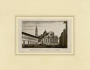 Seller image for Veduta della Piazza di S. Spirito. for sale by Libreria Oreste Gozzini snc