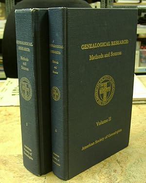 Bild des Verkufers fr Genealogical Research: Methods and Sources, Volumes 1 & 2 zum Verkauf von Genealogical Forum of Oregon