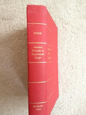 Seller image for Statistical Principles In Experimental Design for sale by Reliant Bookstore