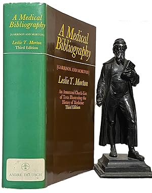 Imagen del vendedor de A Medical Bibliography (Garrison and Morton). An Annotated Check-List of Texts Illustrating the History of Medicine. Third Edition a la venta por J. Patrick McGahern Books Inc. (ABAC)