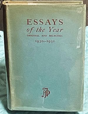 Seller image for Essays of the Year (Original and Selected) 1930-1931 for sale by My Book Heaven