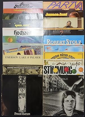 20 verschiedene AMIGA Schallplatten 12" LP Karel Gott, Hart auf Hart, Tangerine Dream, Peter Alex...