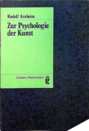 Zur Psychologie der Kunst Rudolf Arnheim. [Übers. von Hans Hermann]